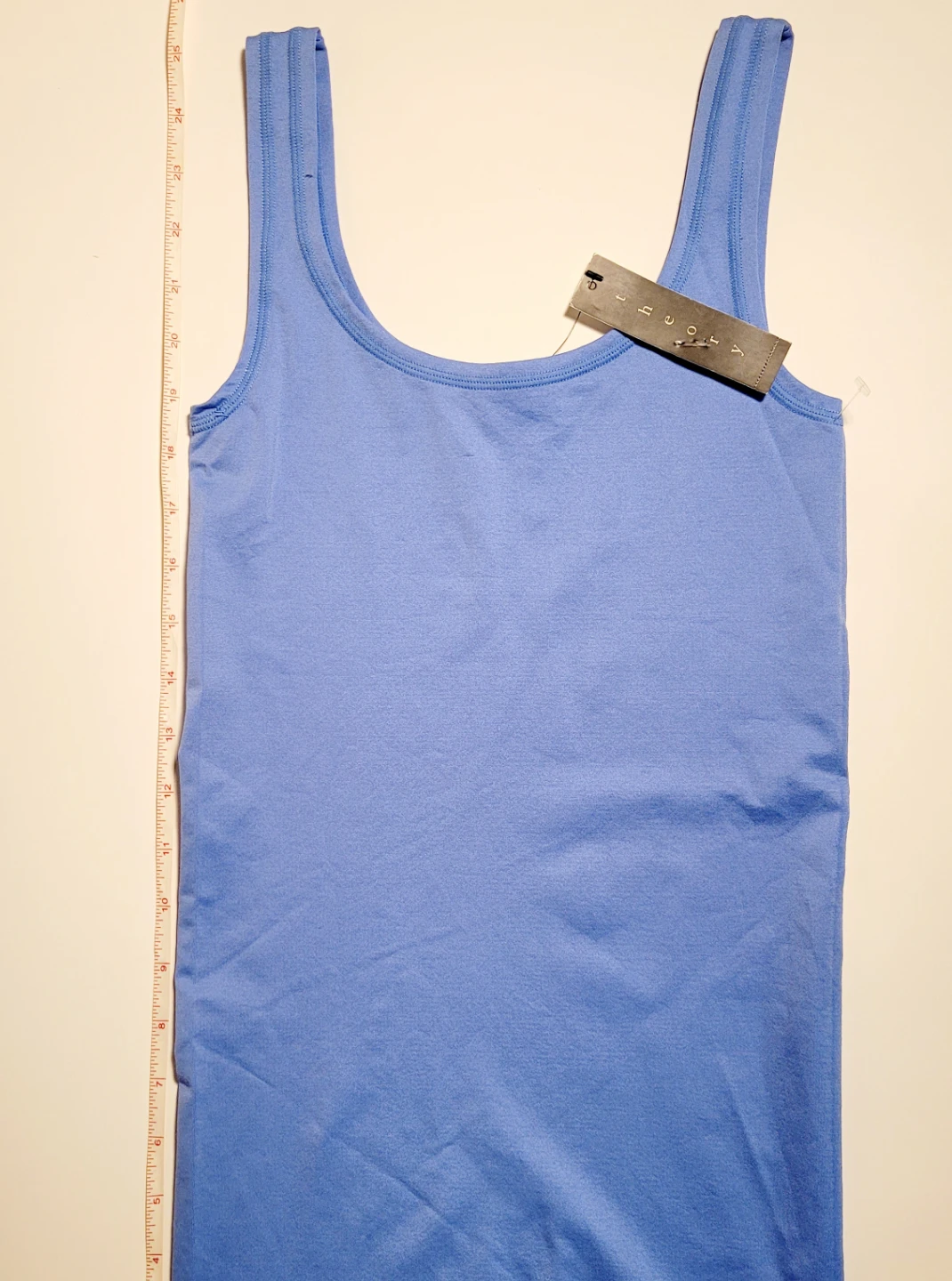 Theory Periwinkle Stretchy Active Tank Top - Petite/Small - photo 2