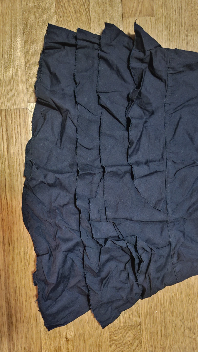 Zara black sleeveless ruffle dress - photo 2