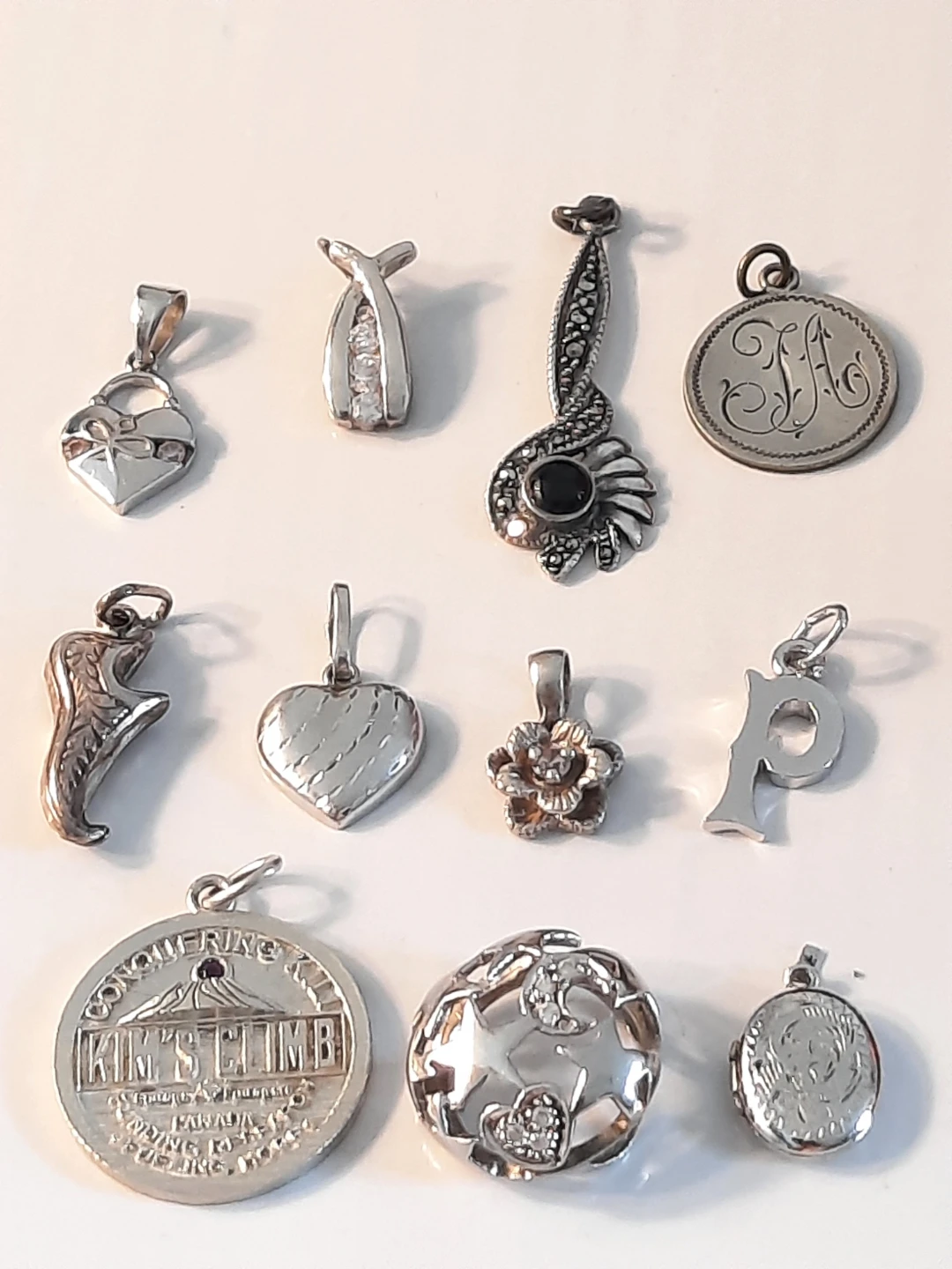Assorted  925 Silver Charms and Pendants