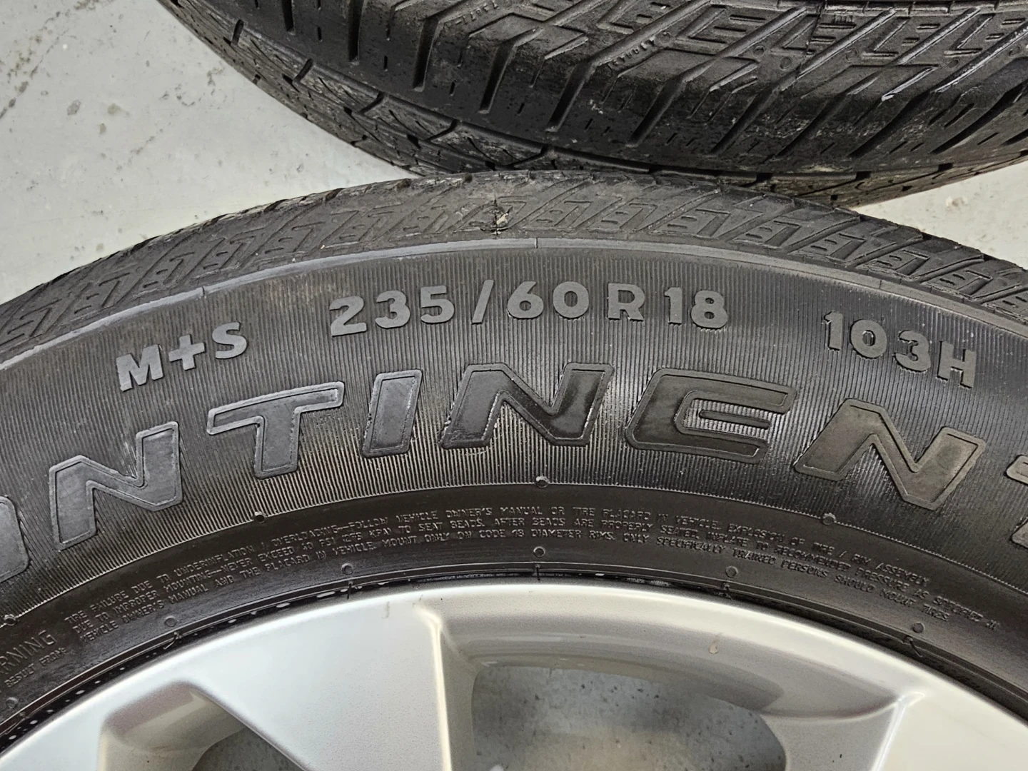 AUDI Q5 O.E.M RIMS AND ALL SEASON TIRES 235/60 R18 - photo 5