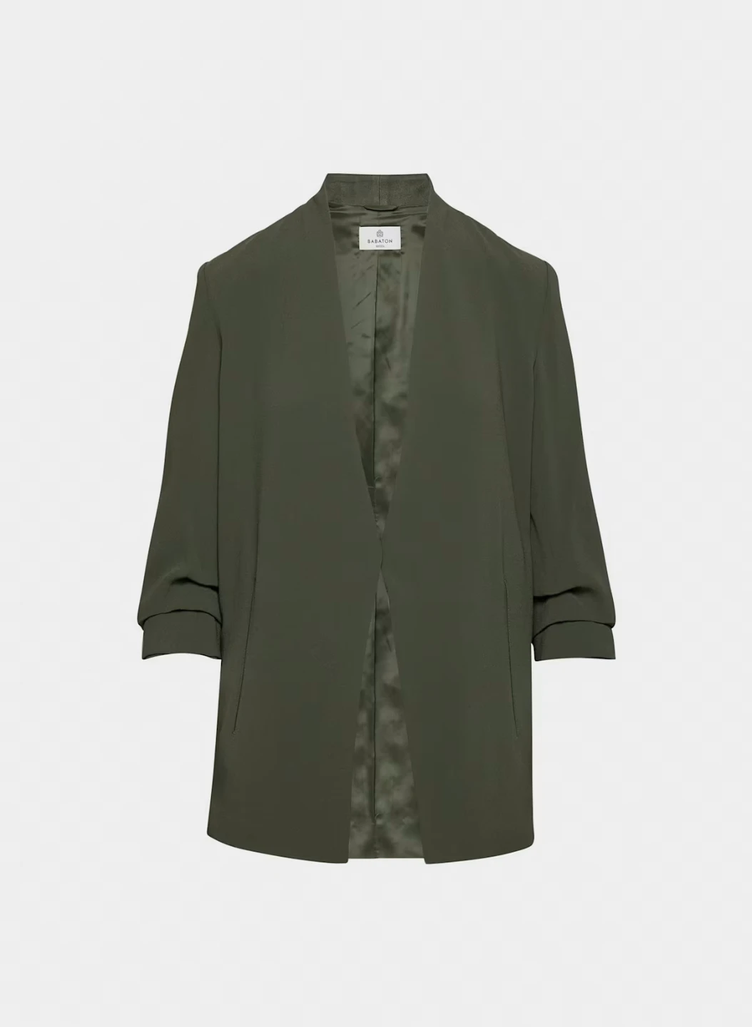 BMWT Size 00 Babaton Olive Power Crepe Blazer