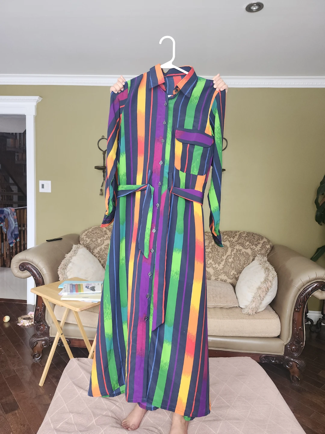Rainbow Striped shirt