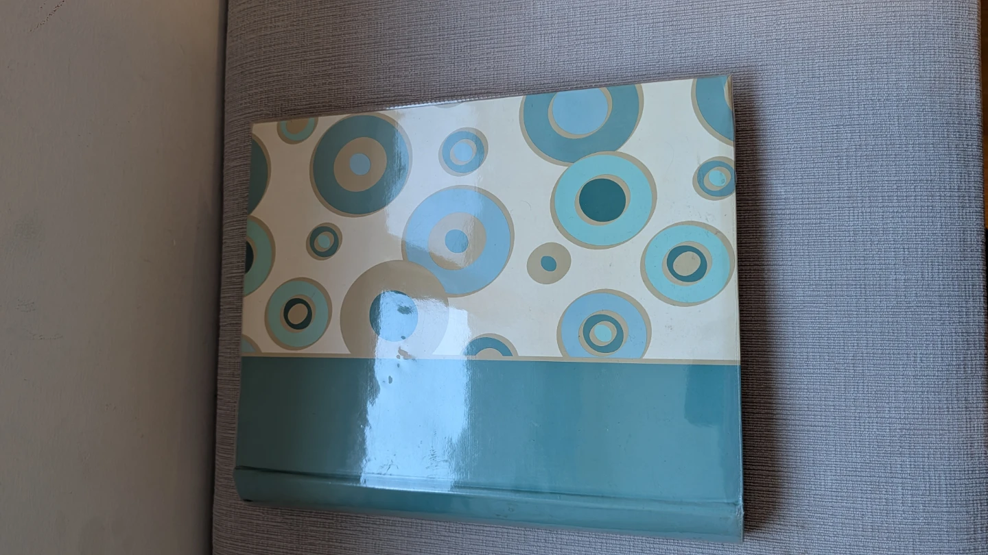 Photo Album Binder Retro Circle Design - photo 2