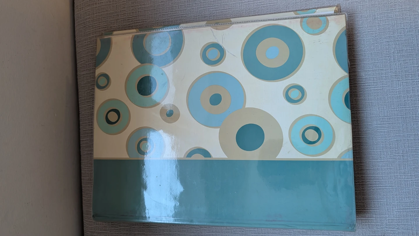 Photo Album Binder Retro Circle Design - photo 3