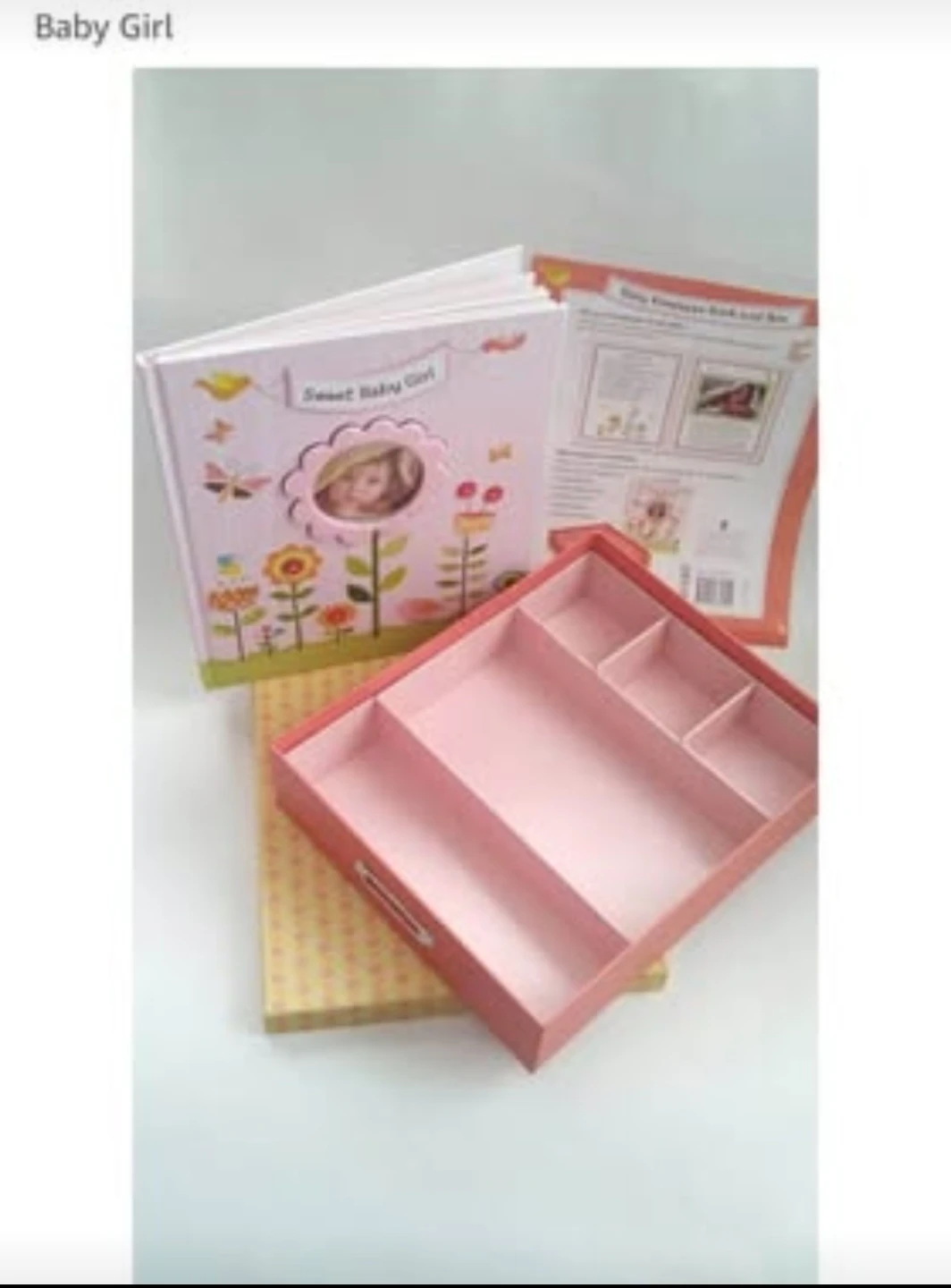 Sweet Baby Girl Keepsake Book & Free Box - photo 3