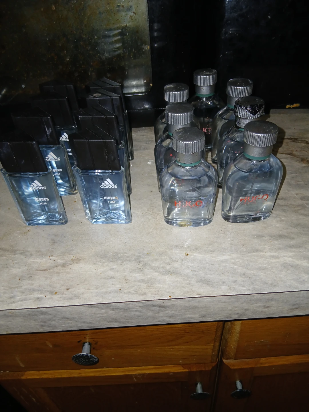 Hugo Boss & Adidas Moves Him Mini Perfume Bottles