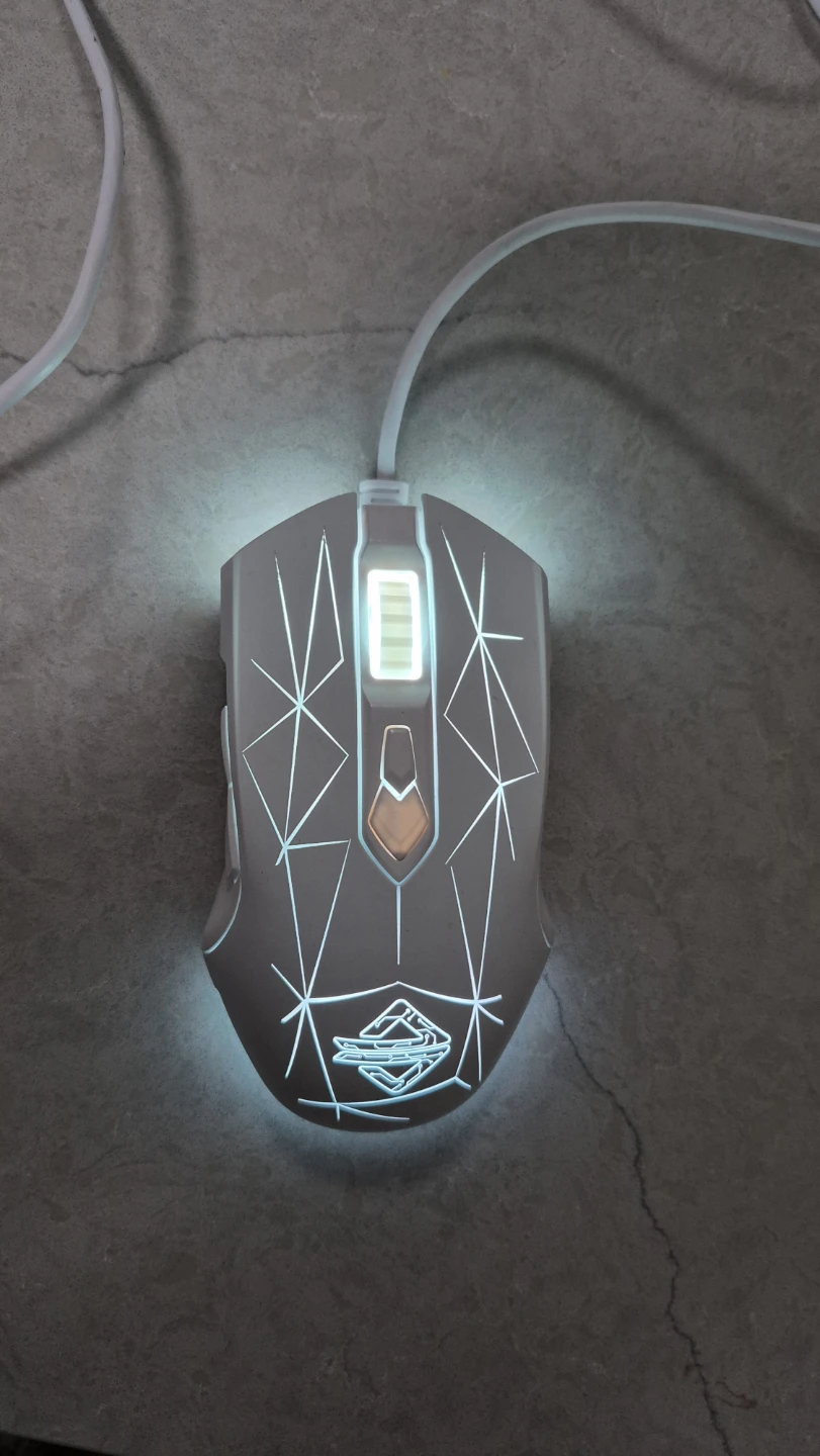 White Wired RGB Gaming Mouse 🔥 - photo 5