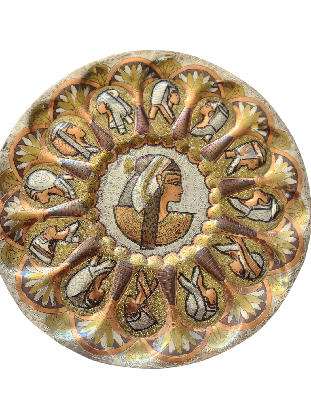 Decorative Egyptian Relief Plate