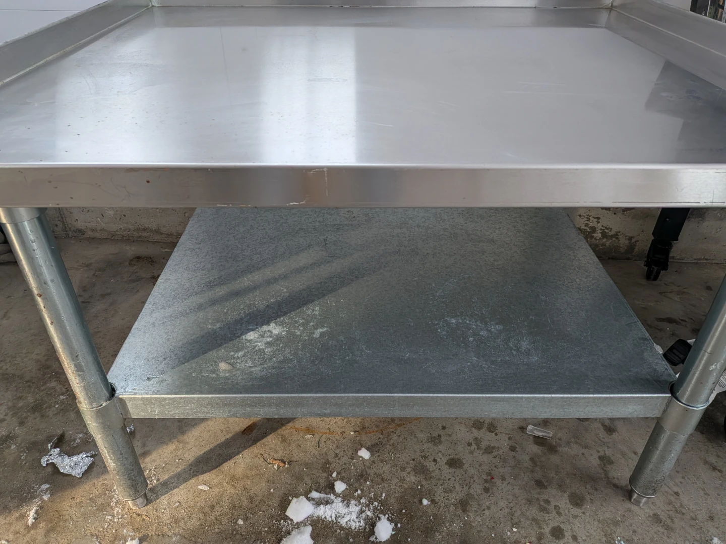 Stainless Steel Work Table with Shelf - photo 3