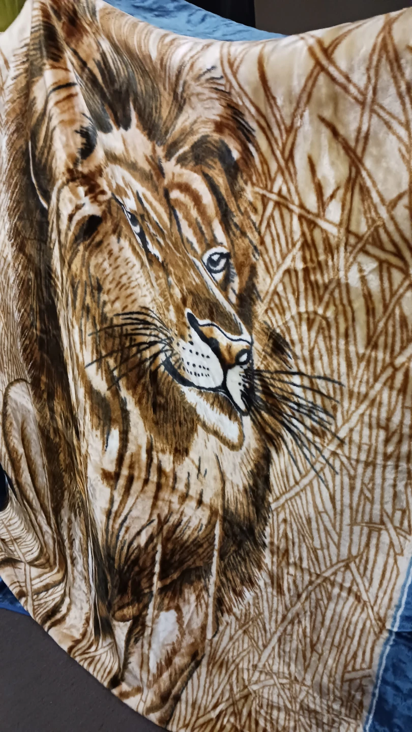 Lion Print Blanket