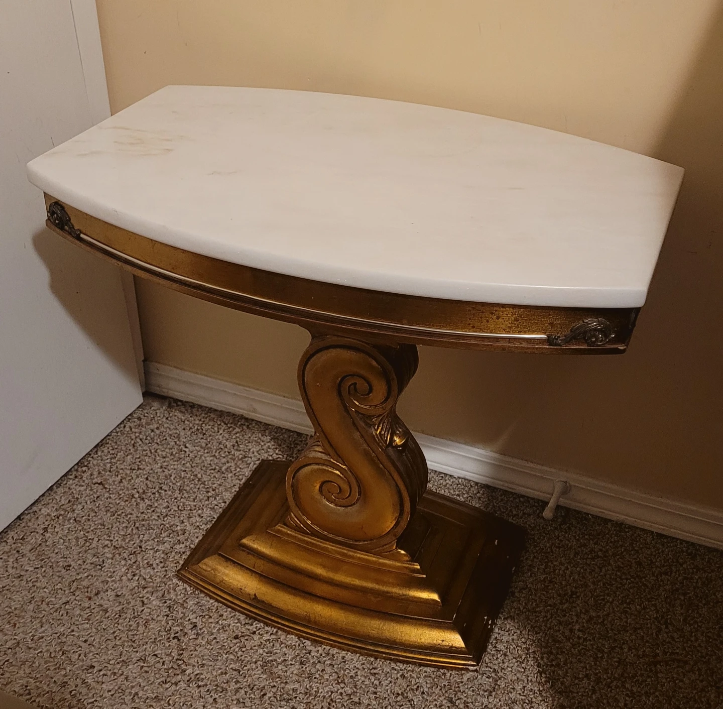 Marble Table w/ Pedestal Base - photo 4
