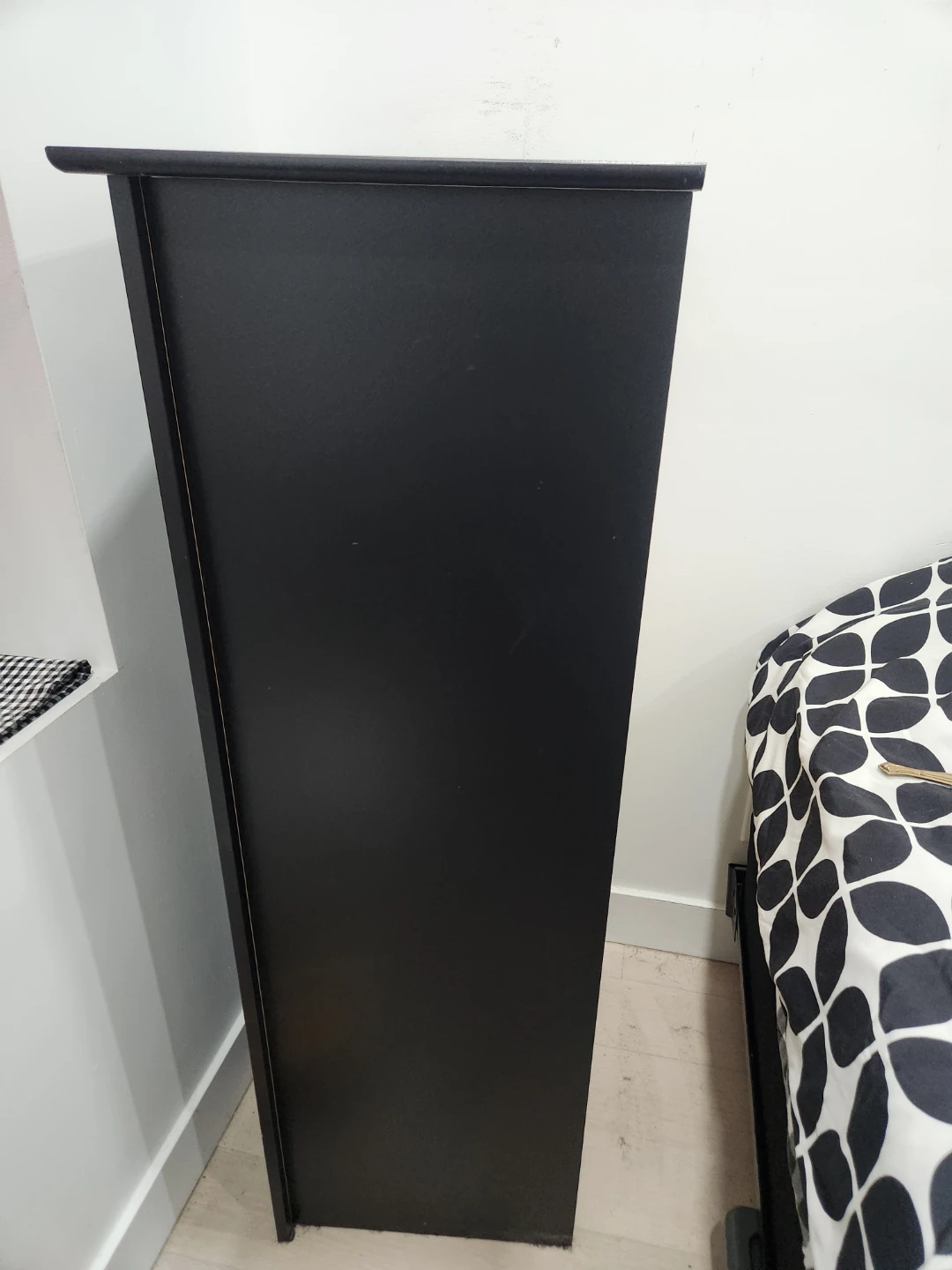 Black 6-Drawer Tall Dresser - photo 2