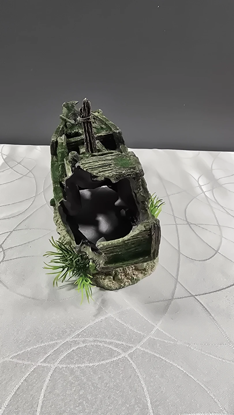 Shipwreck Aquarium Decoration - photo 5