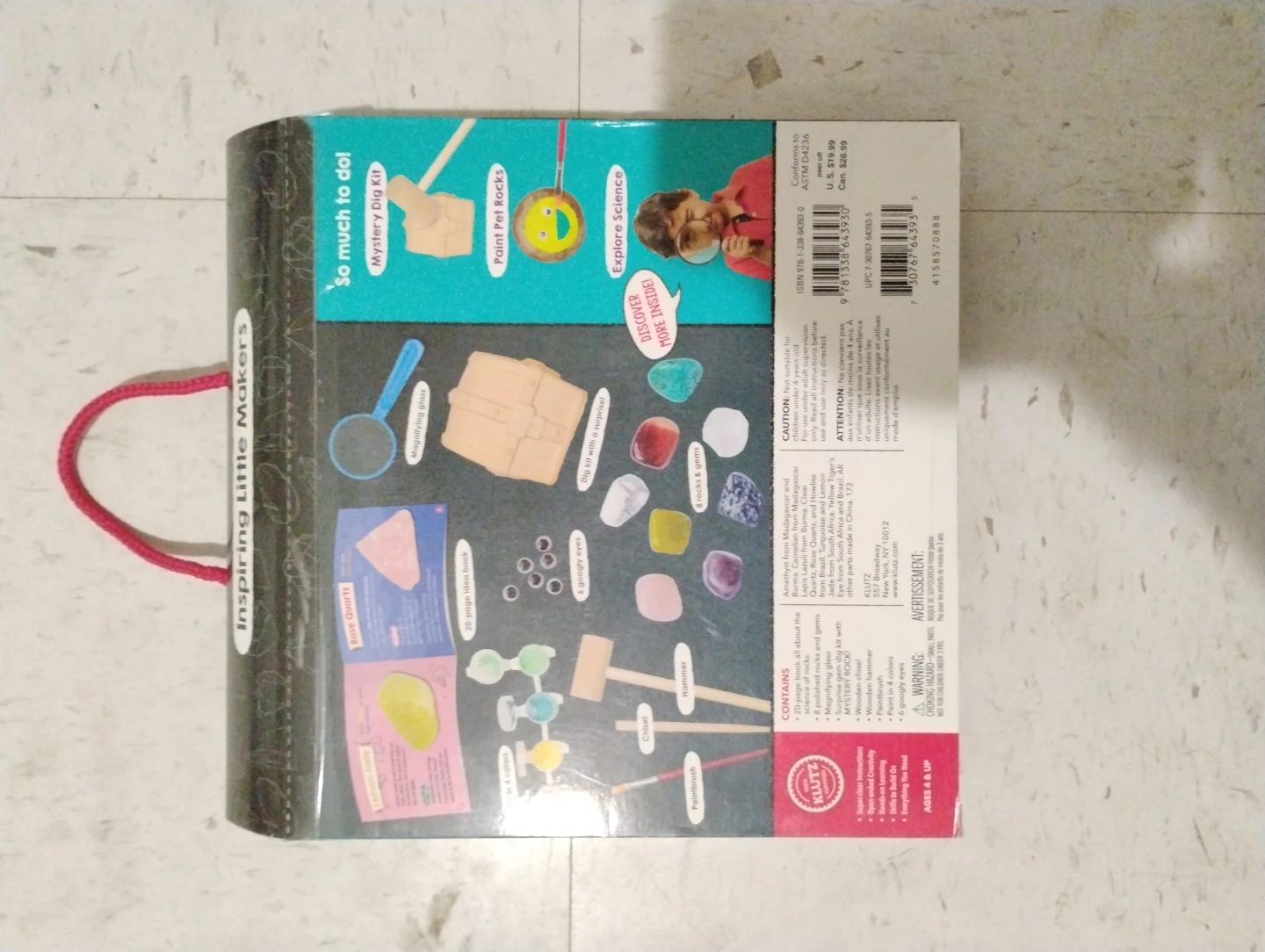Klutz My First Rock & Gem Collection Book & Craft Kit - photo 2
