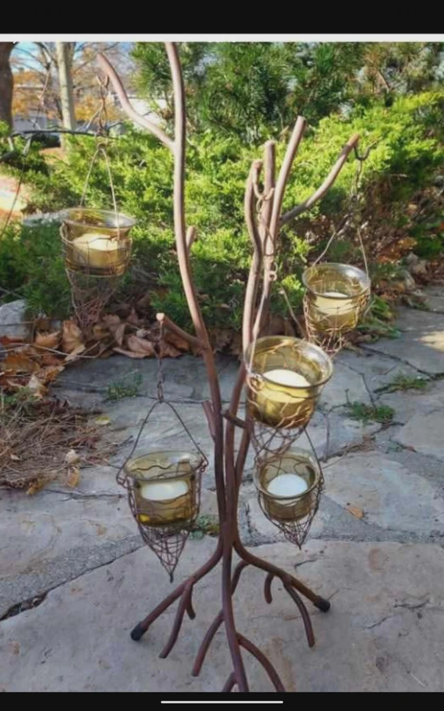 Rustic Tree Branch Centerpiece (13)