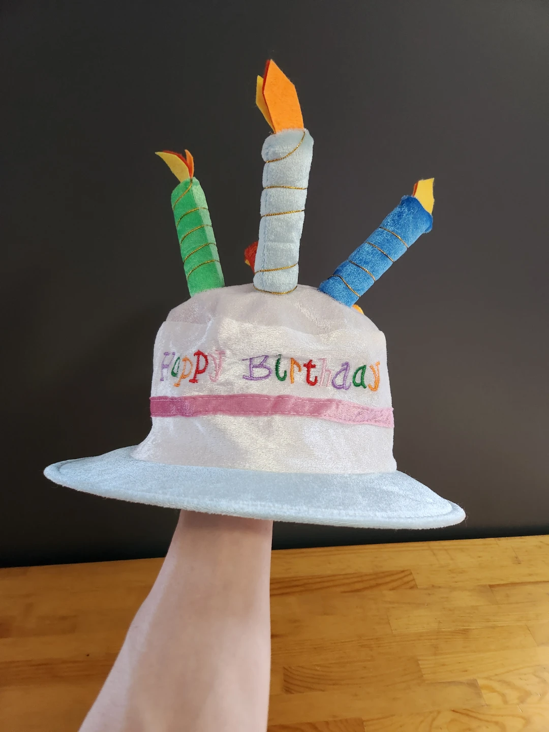 Plush Happy Birthday Cake Hat