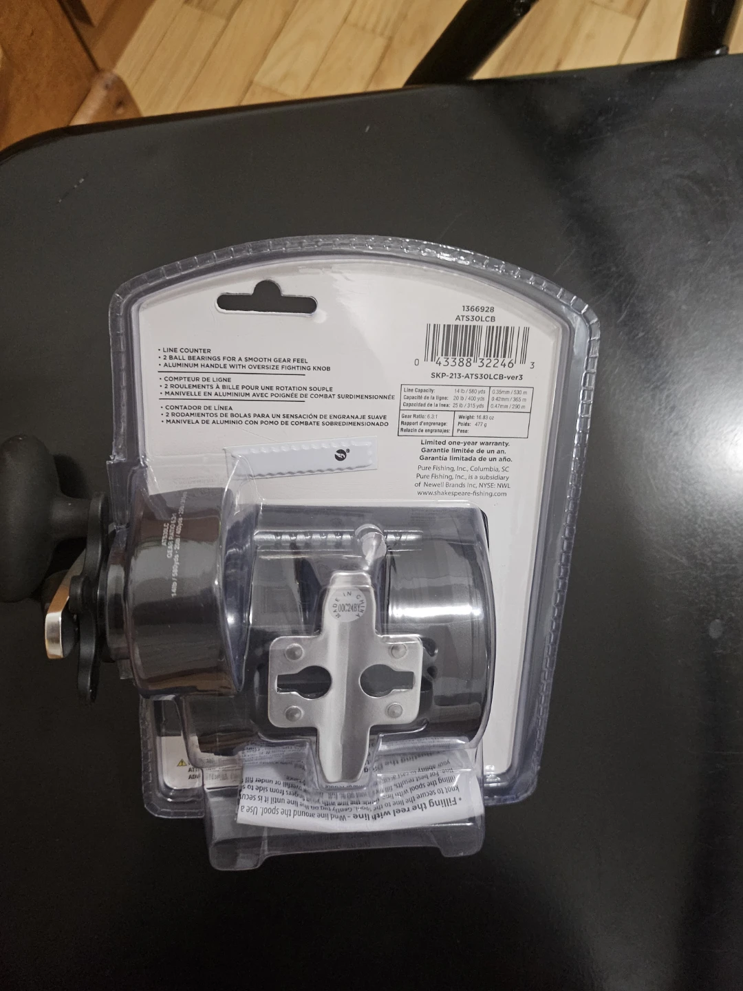Shakespeare ATS30LC Fishing Reel with Depth Counter New - photo 2