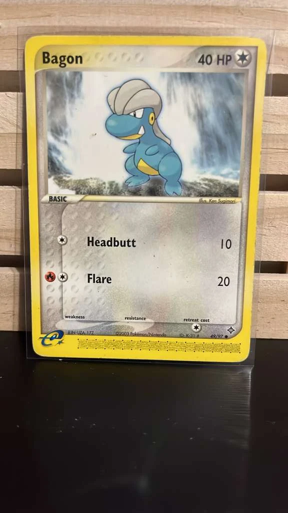 Pokemon Bagon Card 40 HP