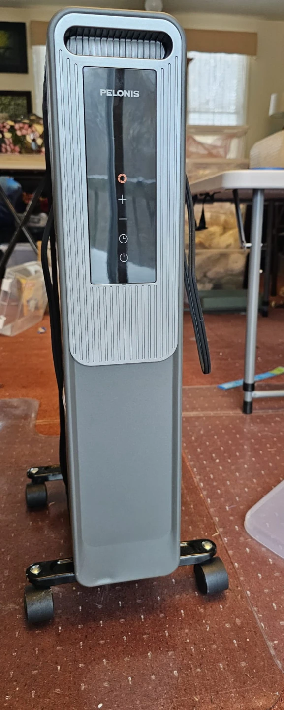 Pelonis Oil-Filled Radiator Heater with Wheels