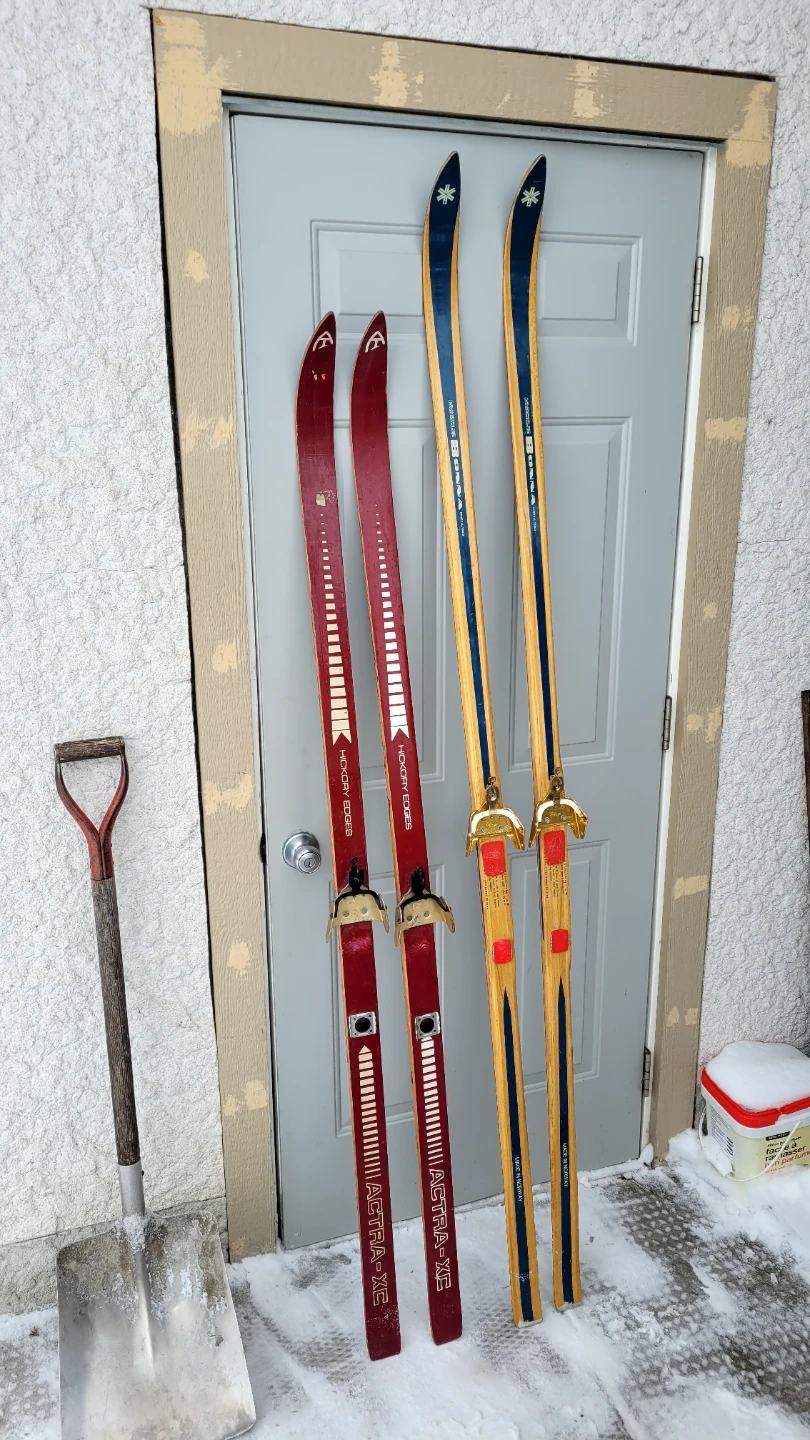 Vintage Wood Cross Country Skis