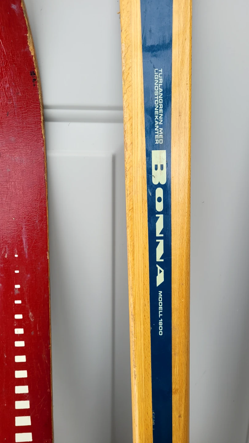 Vintage Wood Cross Country Skis - photo 5