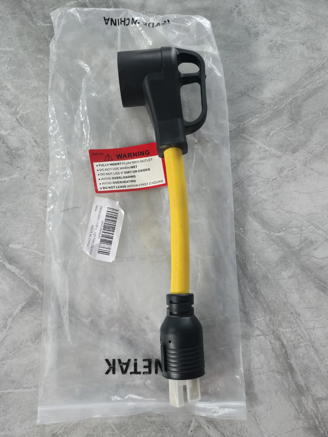 ONETAK NEMA L14-30P to 14-30R 120V/240V 30