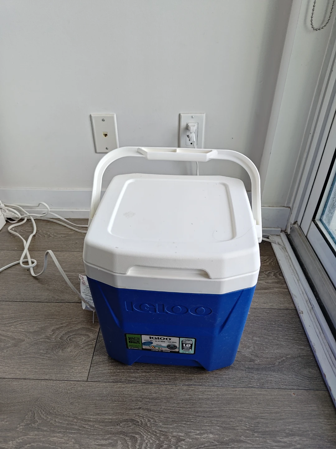 Igloo Blue and White Cooler