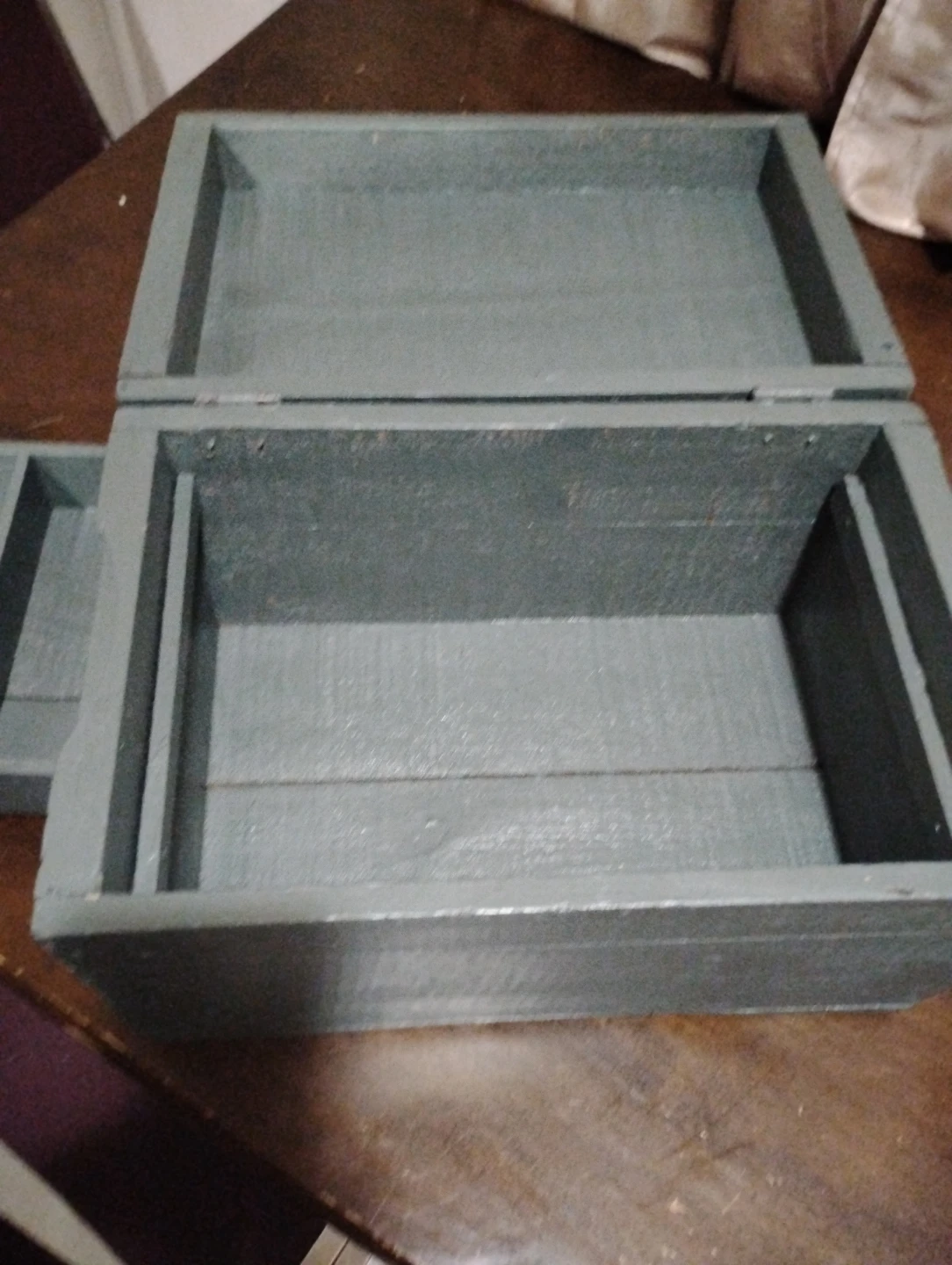Vintage Wooden Storage Box with Dividers - photo 3
