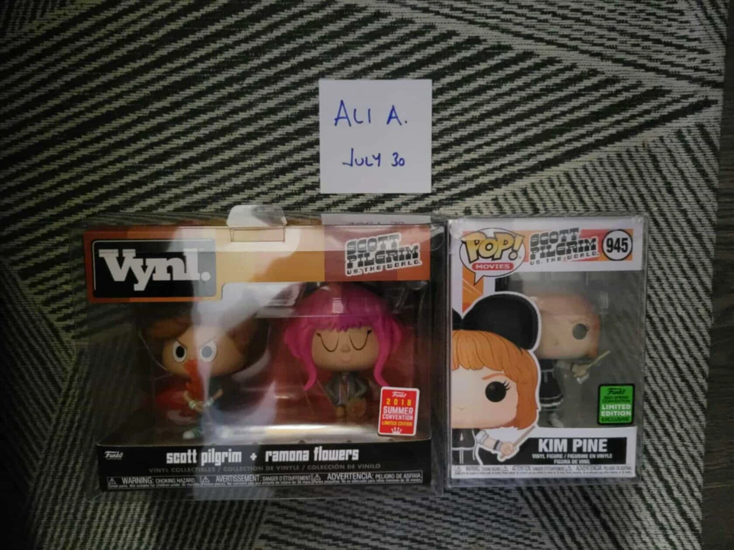 Scott Pilgrim VNYL + Funko Pop! Kim Pine Figures