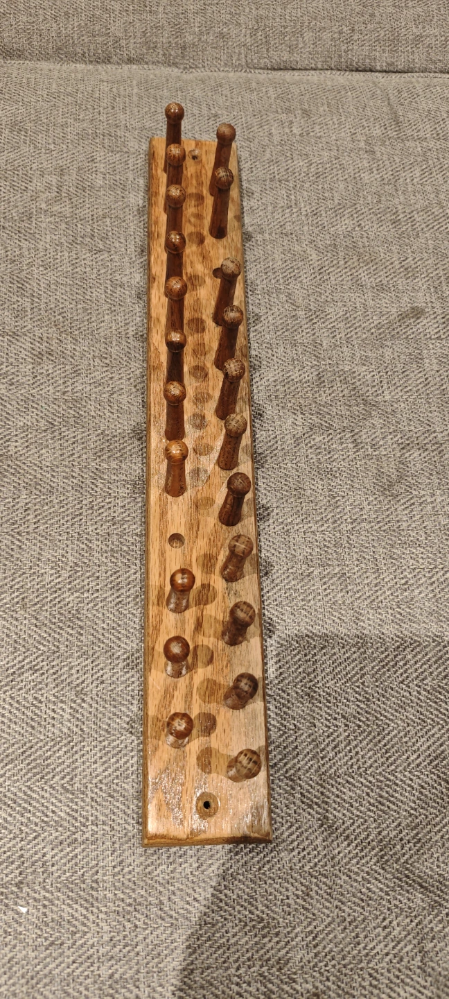 Wooden Tie Rack