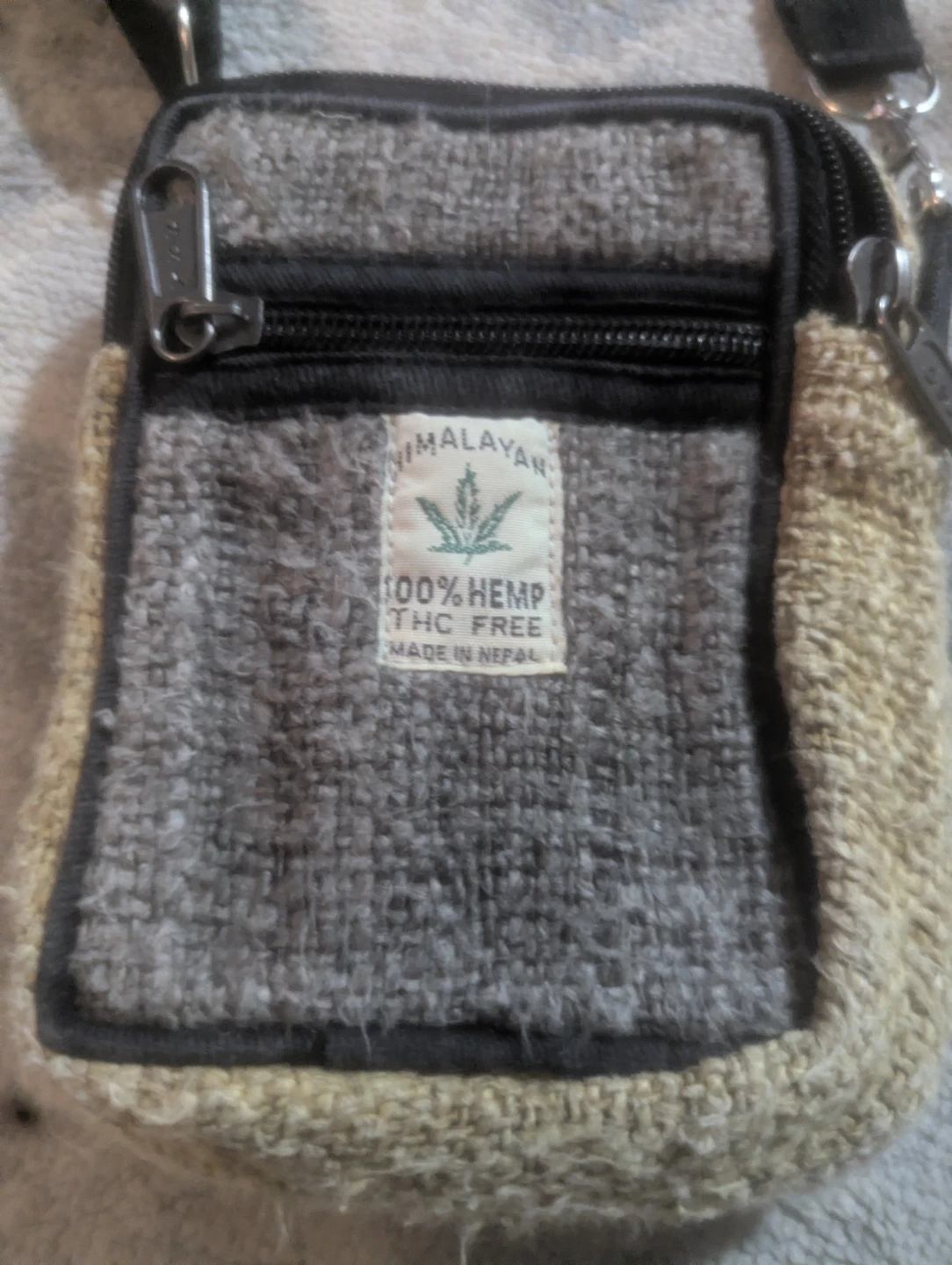 Himalayan 100% Hemp Small Crossbody Bag