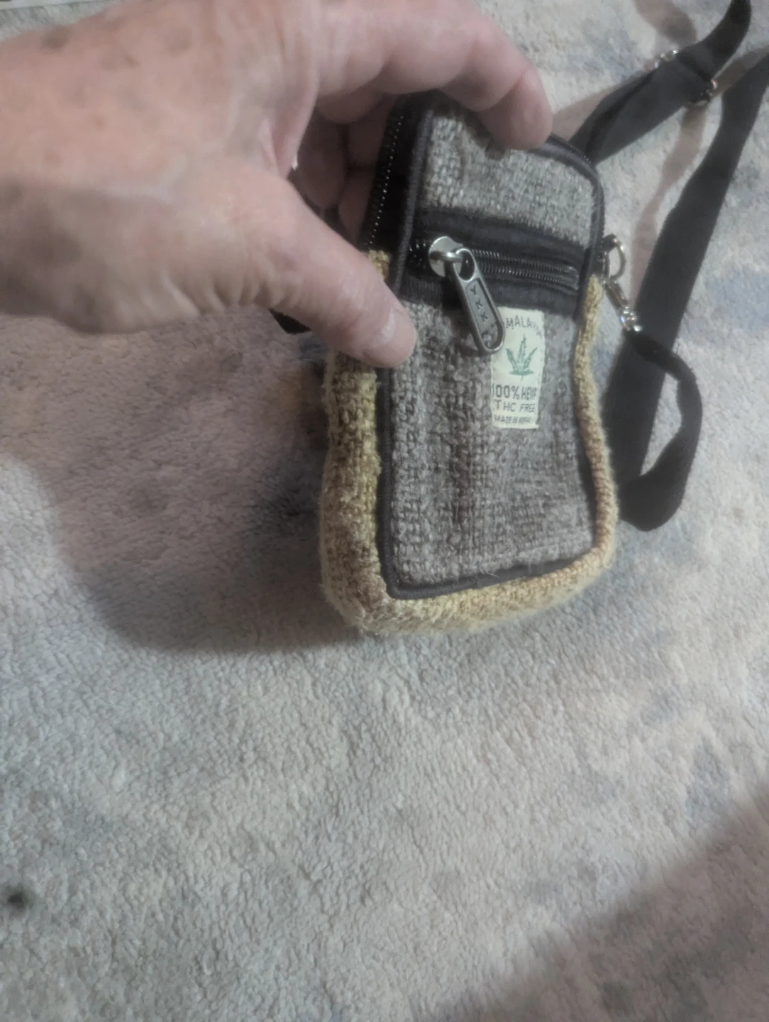 Himalayan 100% Hemp Small Crossbody Bag - photo 4