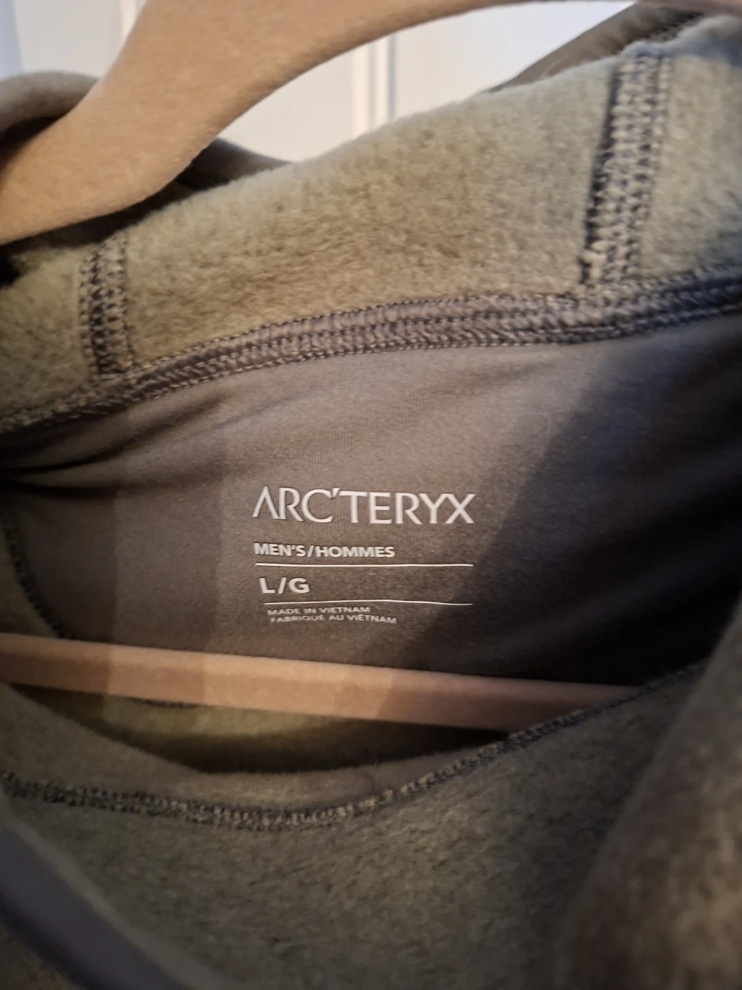 Arc'teryx Men's Fleece Hoodie Size L/G