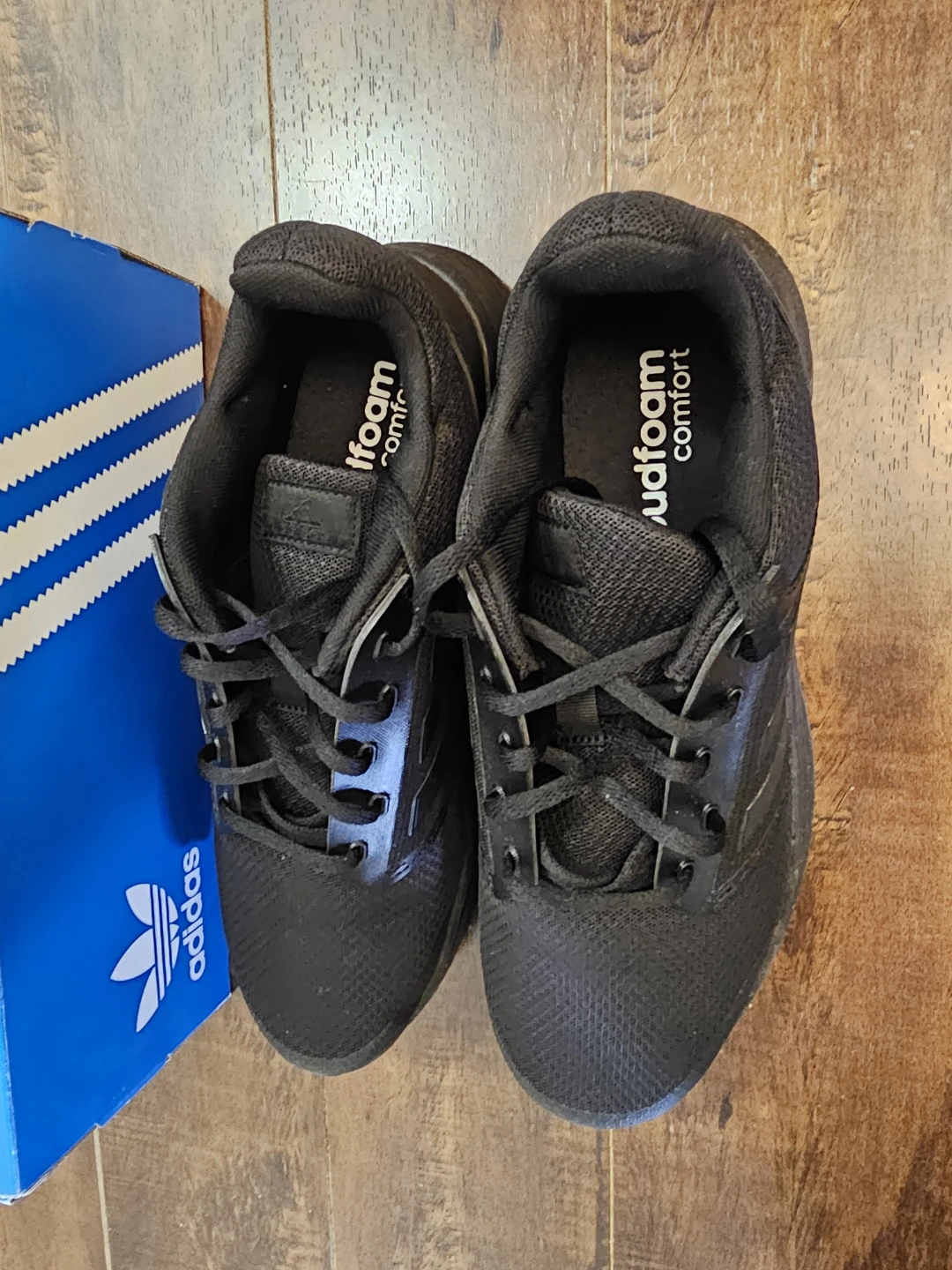 Adidas Cloudfoam Comfort Running Shoes - Black - Size 9.5 - photo 2