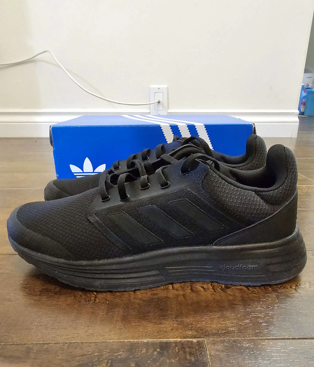 Adidas Cloudfoam Comfort Running Shoes - Black - Size 9.5 - photo 3