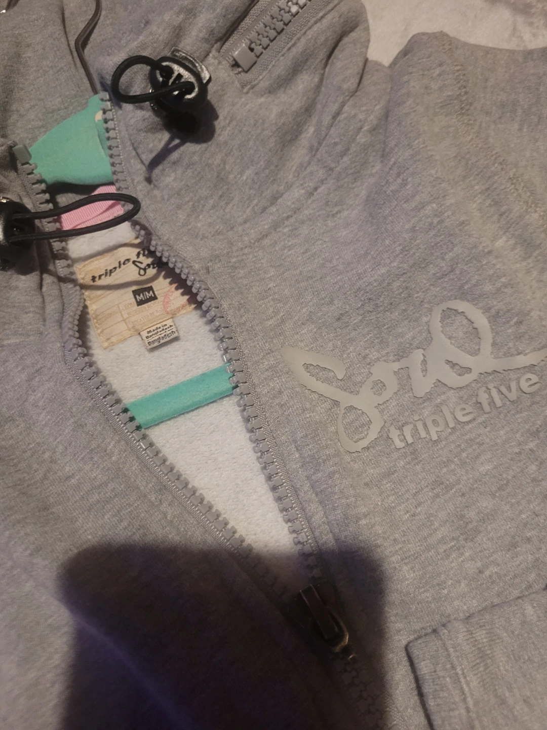 Triple Five Soul Grey Full Zip Hoodie - photo 4