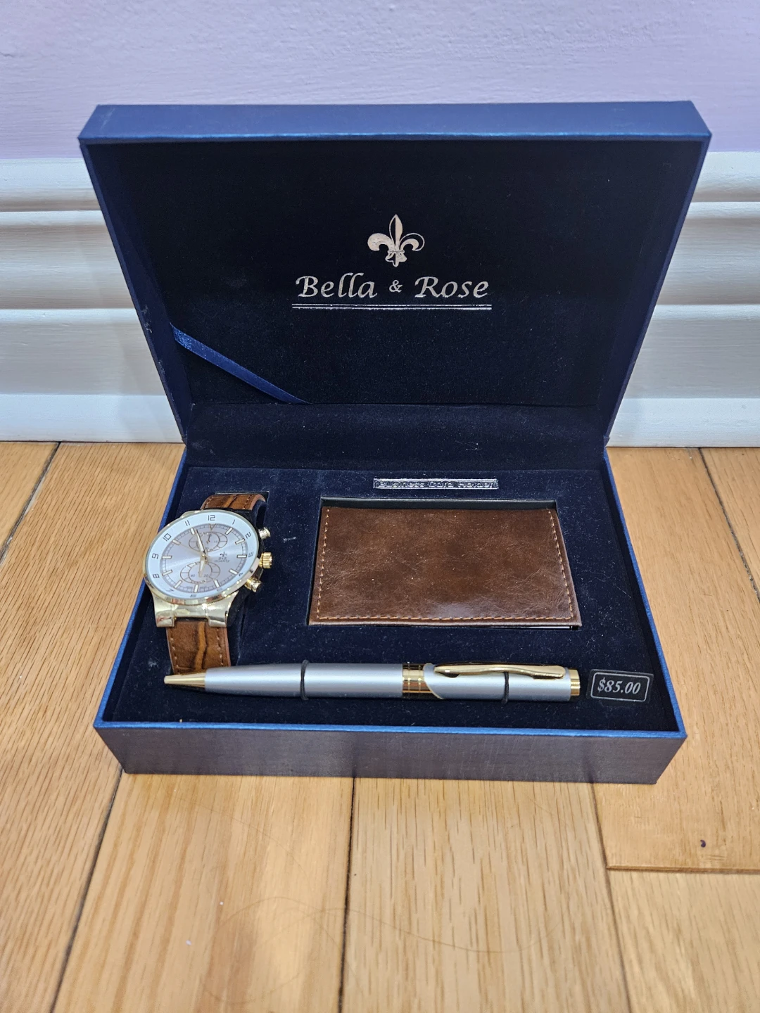 Bella & Rose Watch and Pen Gift Set