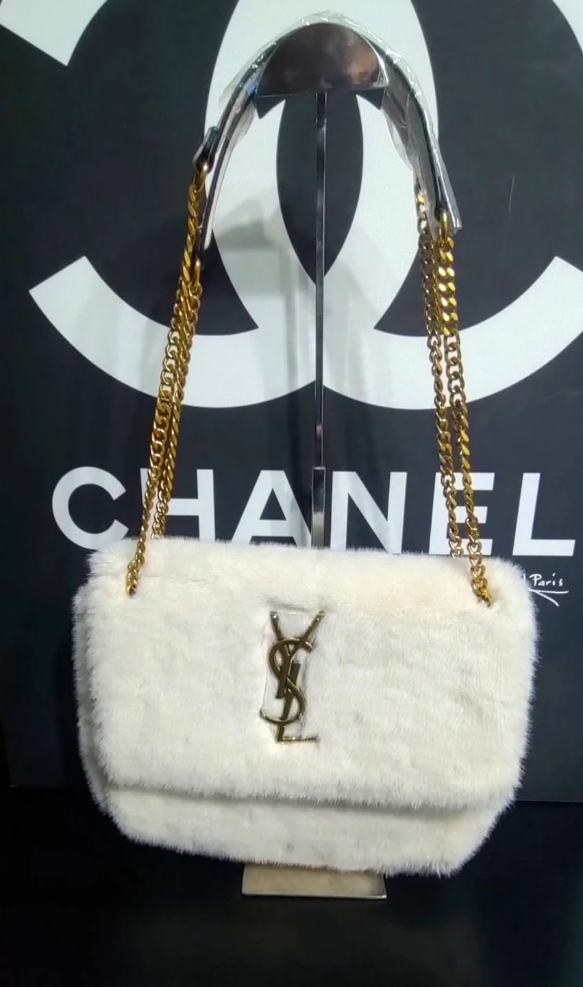 Saint Laurent Fur Shoulder Bag - photo 2
