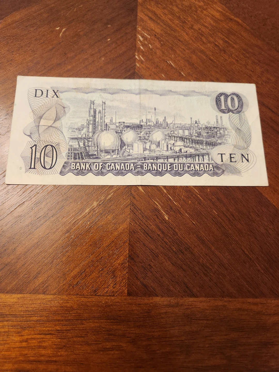 Bank of Canada Ten Dollar Bill=1971 - photo 2
