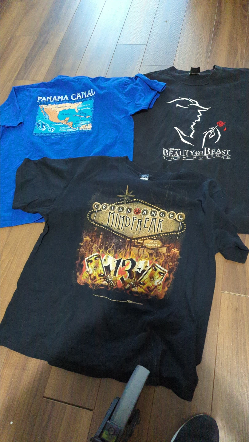 Lot of 3 Graphic T-Shirts: XL
