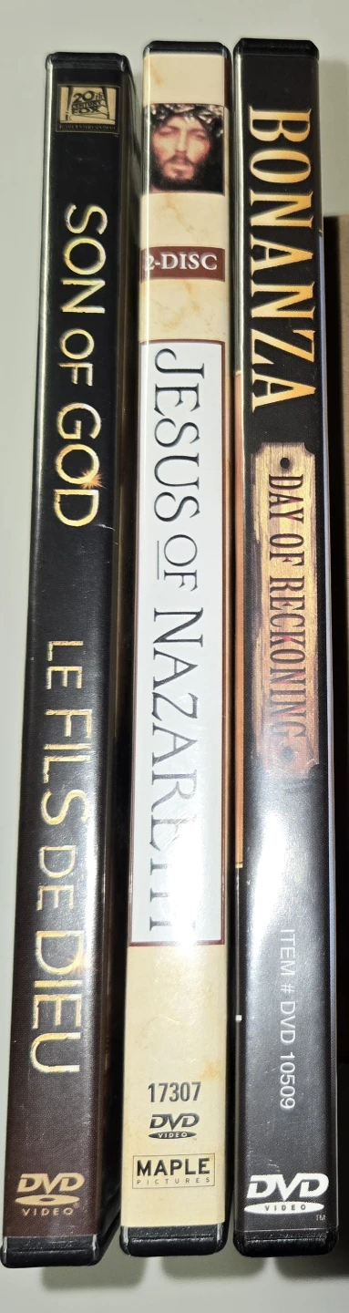 Son of God, Jesus of Nazareth & Bonanza Day of Reckoning DVDs - photo 2