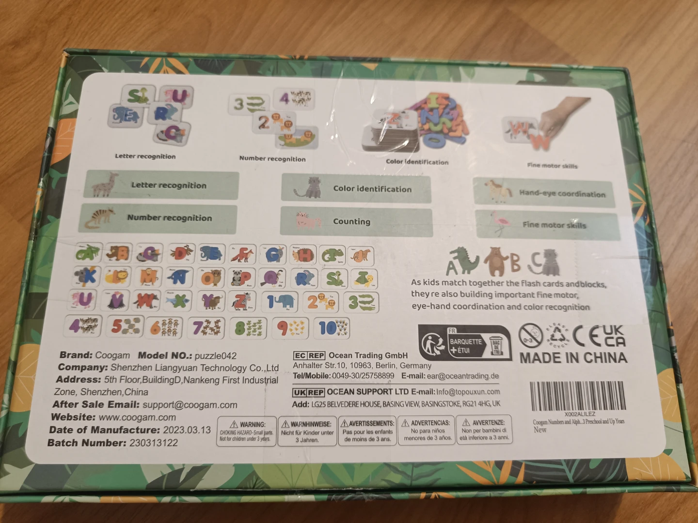 Coogam Numbers and Alphabets Flashcards Set - photo 3