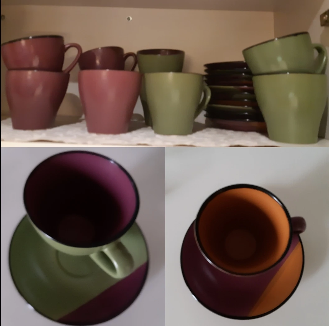 Set of 20, Coffee cups(10) Saucers(10)