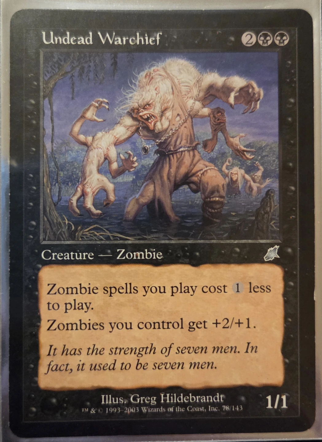 Undead Warchief x2 Magic the Gathering Card - photo 2