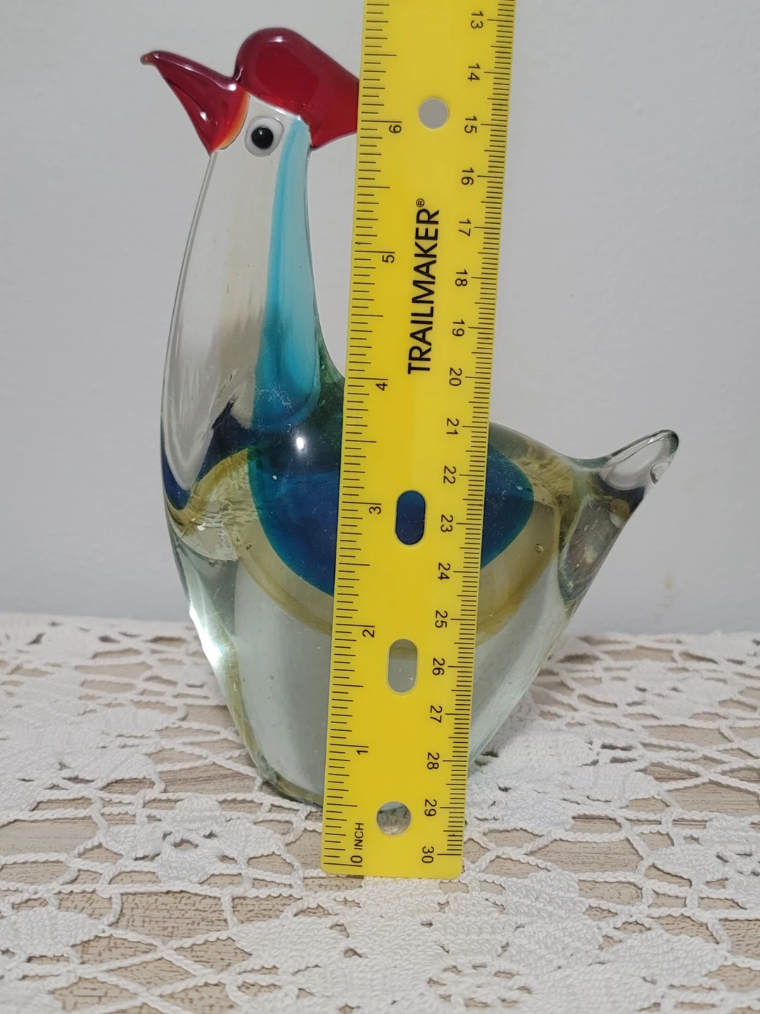 Glass Rooster Figurine - photo 2