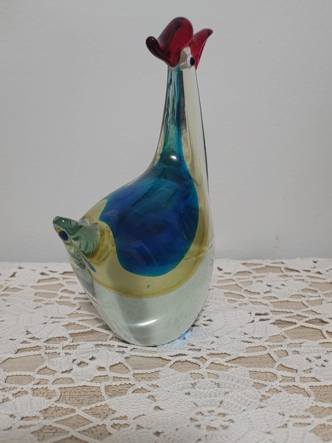 Glass Rooster Figurine - photo 3