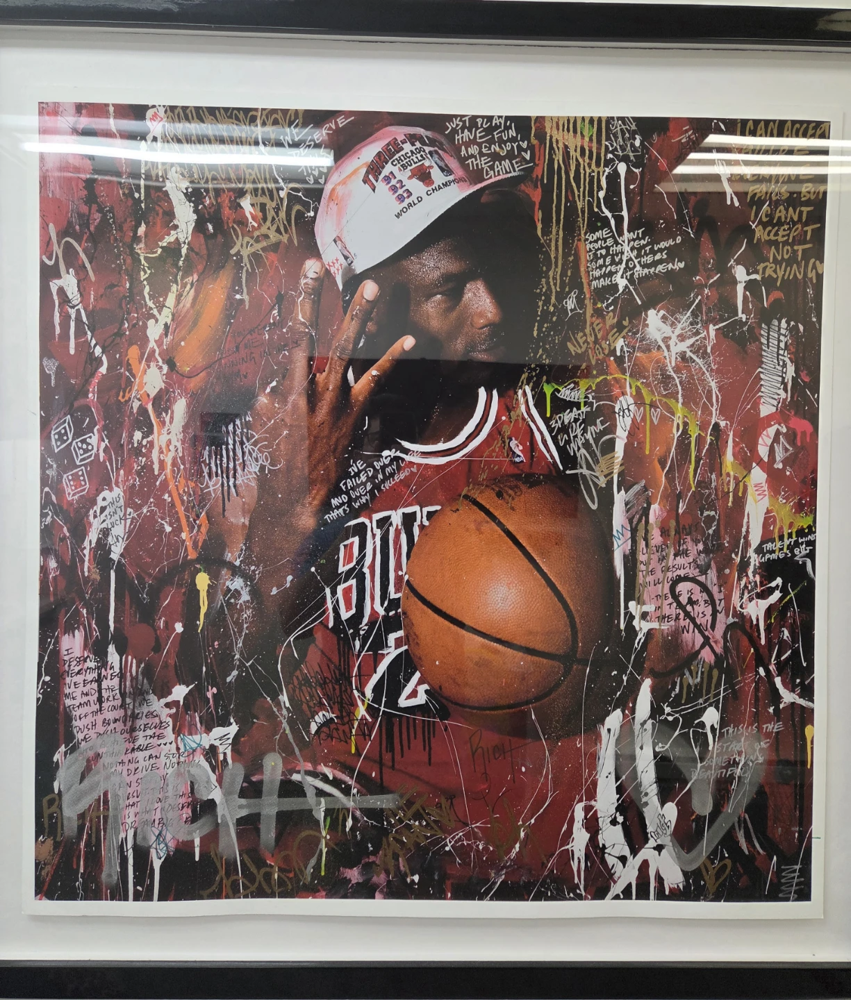 M. Jordan Bulls Art by Anthony Ricciardi - photo 2