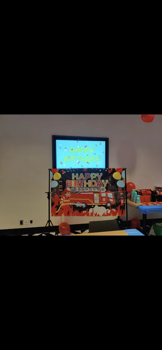 Fire Fighting  Birthday Party Banner and other party supplies