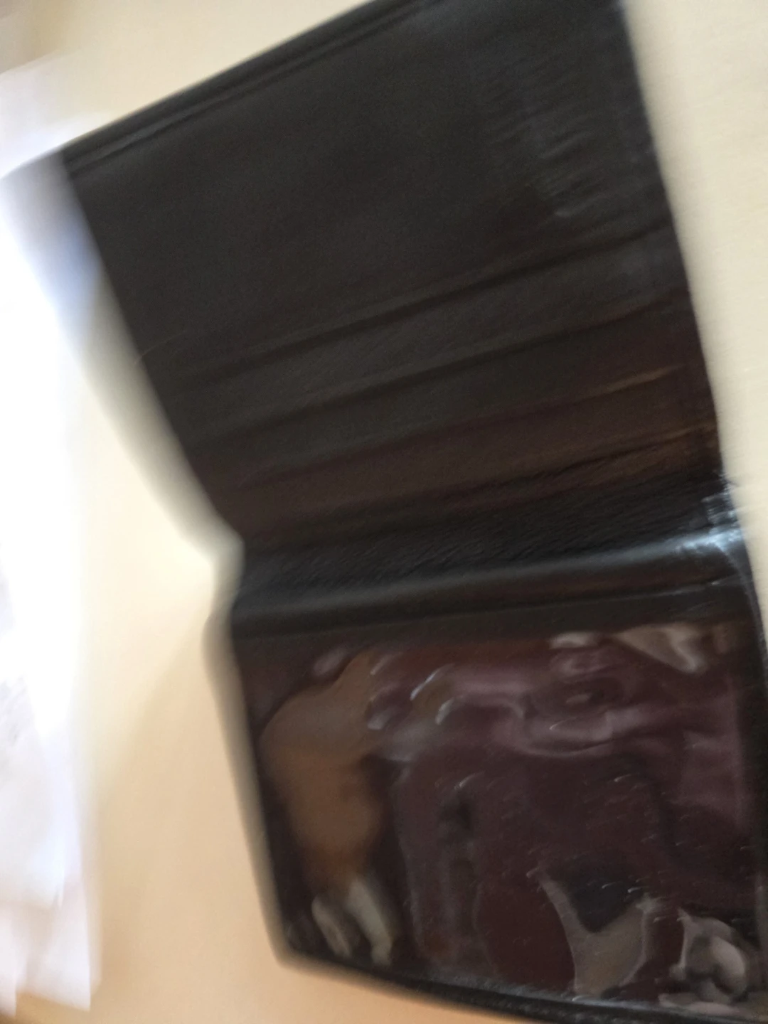 Black Bifold Wallet for men - photo 2