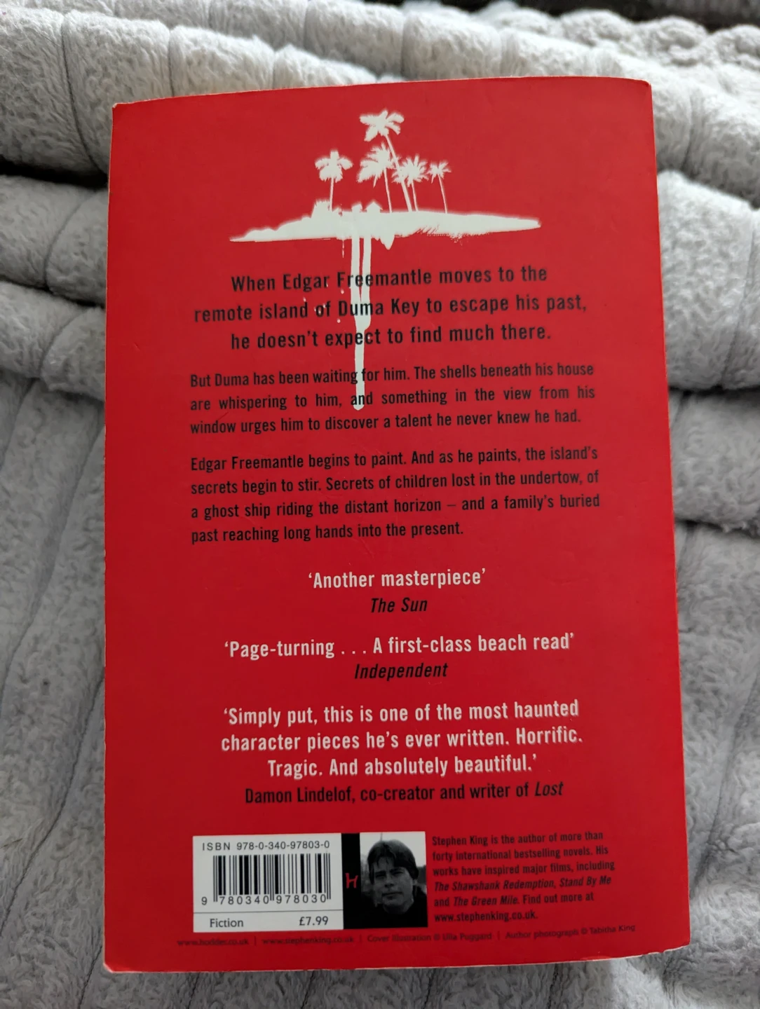 Stephen King Duma Key Paperback Book - photo 2